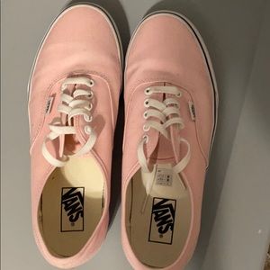 Light Pink Authentic Vans
